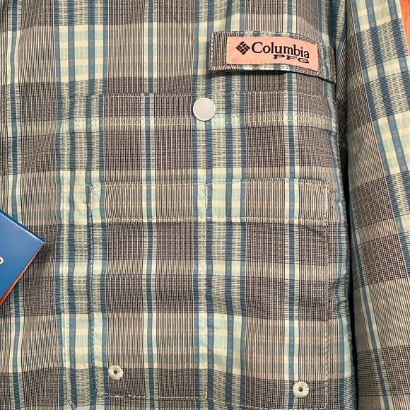 NWT Columbia PFG Omni Shade Men's Short Sleeve Shirt. SIZE L. - Picture 7 of 16